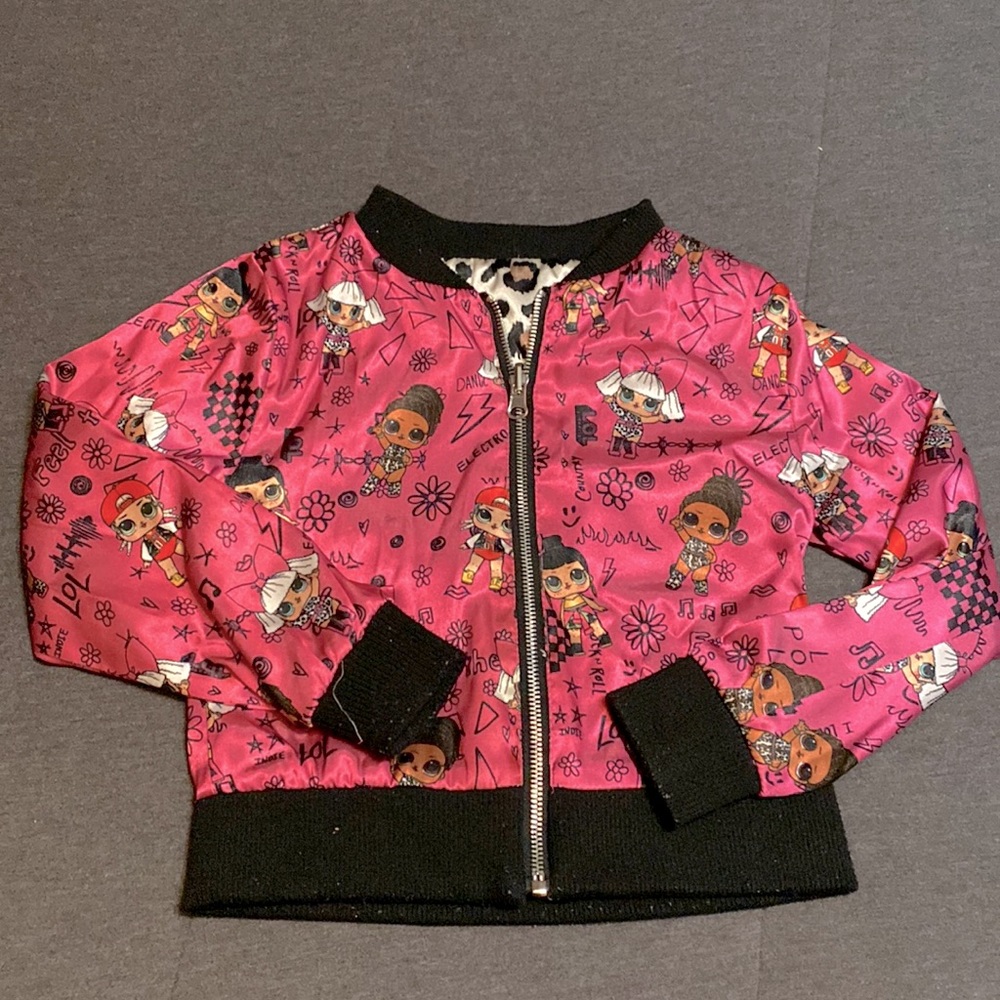 Girls reversible LOL Surprise dolls sweater